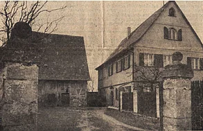 Ehemaliges Pfarrhaus - aus dem Erlanger Tagblatt vom 06. April 1968